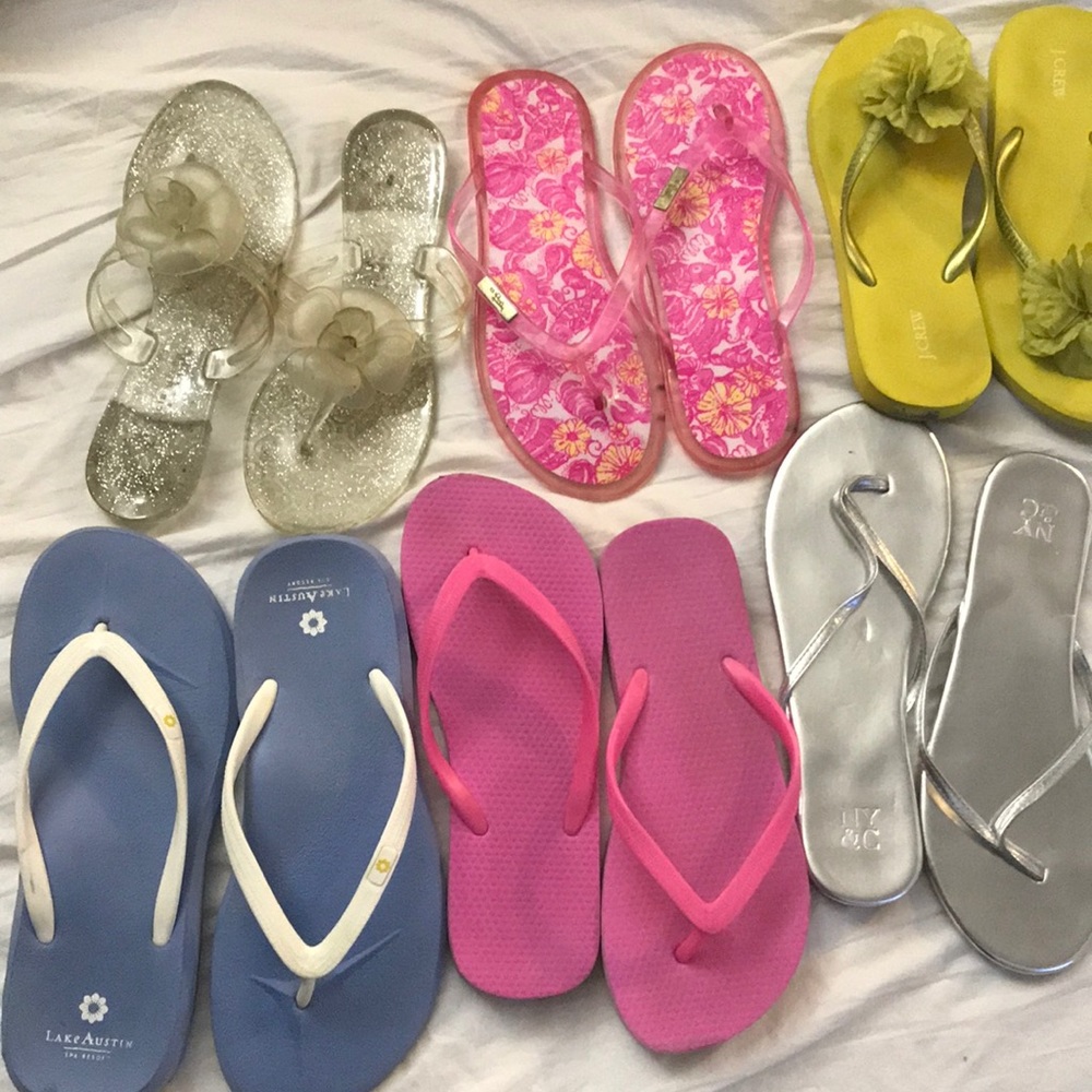 Lily Pulitzer and more Flip Flop bundle